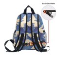 thumbnail image 5 of FORMRS School Backpack with Front Zippered Pocket 12" Student Travel Daypack, Blue Wave Pattern, 5 of 6