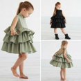 thumbnail image 3 of Robe de Princesse de Concours pour Tout-Petite Fille, Robe Tutu à Volants Superposés, Robe d'Été, 3 of 5