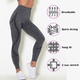 thumbnail image 4 of MISS MOLY High Waist Seamless Leggings for Women Workout Yoga Pants Cutout Eyelet Butt Lifting Active Tights for Women, 4 of 5