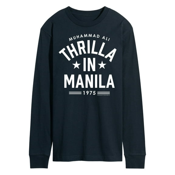 Muhammad Ali - Boxing Legend - Thrilla In Manilla - Men's Long Sleeve T-Shirt