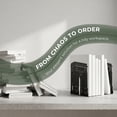 thumbnail image 5 of Unique Bargains 2Pcs Metal Hollow Design Book Ends Black Arc de Triomphe 7.9*4.3*6.7inch, 5 of 5
