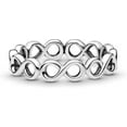 thumbnail image 2 of Jewelry - Simple Infinity Ring - Gift for Her - Sterling Silver, 2 of 5