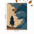 thumbnail image 3 of Minimalist Quote Cowboy Canvas Wall Art, Aged Paper Western Folk Art Home Decor, 3 of 8