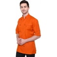 thumbnail image 3 of WARRIOR POINT men's chef coat half sleeve PolyCotton slim fit chef coat size-(S-6XL), 3 of 7