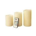 thumbnail image 3 of TV Time Direct - LED Remote Control Electronic Real Candle - 3 Piece Set Multicolor, 3 of 5