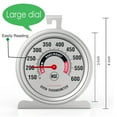 thumbnail image 2 of Large Hanger 3" Dial Oven Thermometer Safety Leave -in - NSF-Approved Easy-to-Read Extra Large Display Shows Marked temperatures for Kitchens Cooking,Electric Oven or Gas Oven/Grill/Smoker Cooking, 2 of 8