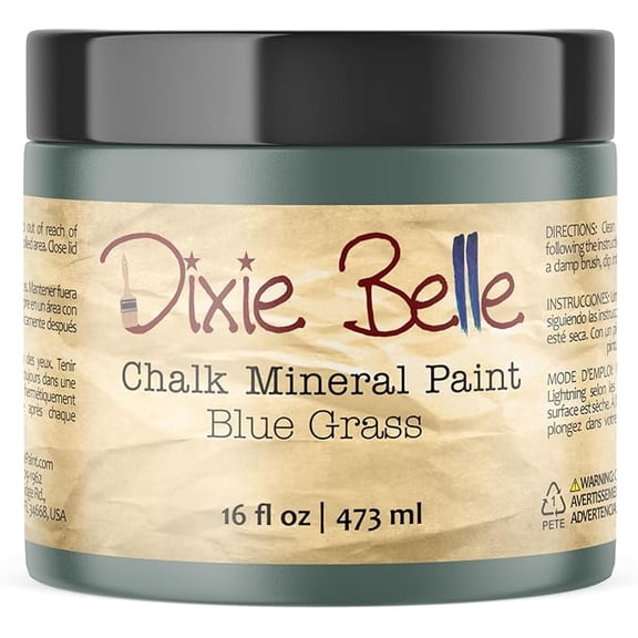 Blue Grass Chalk Mineral Paint - Size: 16oz