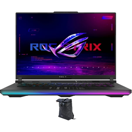 ASUS ROG Strix SCAR 16 G634 Gaming/Entertainment Laptop (Intel i9-13980HX 24-Core, 16.0in 240Hz Wide QXGA (2560x1600), Win 10 Pro) with Voyager Backpack