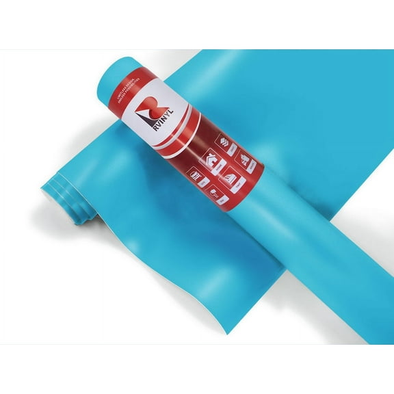 ORACAL Craft Vinyl Sheet Roll 631 Geyser Blue 173 Permanent Removable Adhesive 12" x 5ft