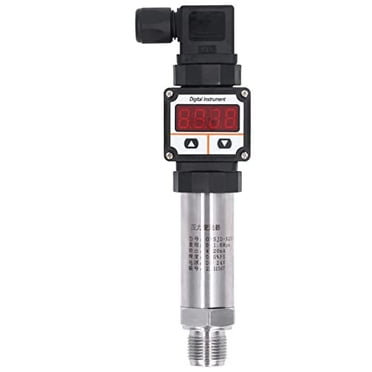 Digital Pressure Transducer Sensor 0‑1.6Mpa 4‑20mA DC 24V Pressure Transmitter Transducer OMSJD‑XQYHX‑01 Digital Display Pressure Sensor for Water Gas Oil