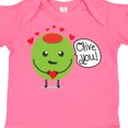 thumbnail image 4 of Inktastic Olive You Boys or Girls Baby Bodysuit, 4 of 5