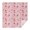 Pink Cow Milk, variant on White Cow Geometric Pattern Square Tablecloth,Waterproof Square Table Cover,Wipeable Spillproof Washable Table Cover for Home Kitchen Party Decor 42"X42"(107x107cm)