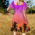 thumbnail image 4 of Island Sunset Sleeveless Dress Summer skirt Elegant gowns summer dress womens 2024, 4 of 7