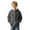 Dark Gray, variant on Waffle Knit Hoodies for Kids Zip Up Hooded Jackets with Pockets (Dark Gray)