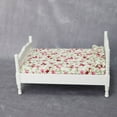 thumbnail image 3 of BRIGHTFUFU Décor de Lit Double Mini Lit Double Blanc 1 Ensemble pour Projets de Bricolage et Collectionneurs, 3 of 8