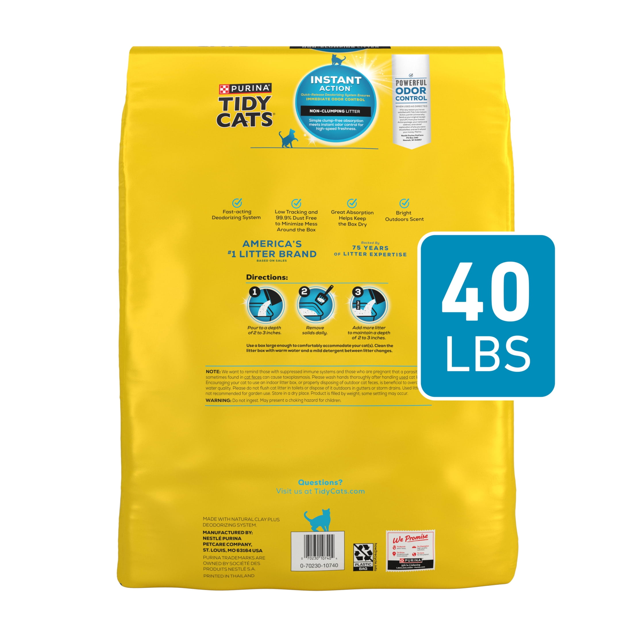 Purina Tidy Cats Instant Action Non Clumping Cat Litter Deodorizer