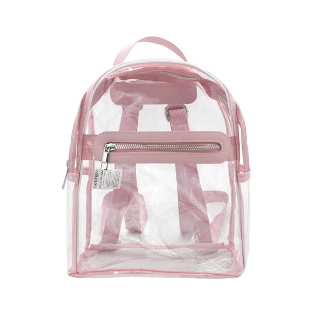 GEORGE G MINI BACKPACK TRANSPARENTE ROSABT