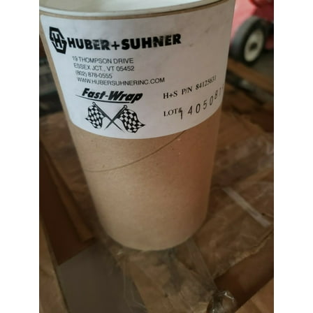 HUBER SUHNER 84125631 Fast Wrap Weatherproofing Tape 2-1/8" x 5 Ft Roll, 2/Pkg