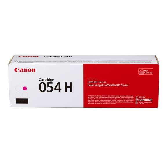 Genuine Canon Toner 054 Magenta, High Capacity - Yields Up To 2,300 Pages