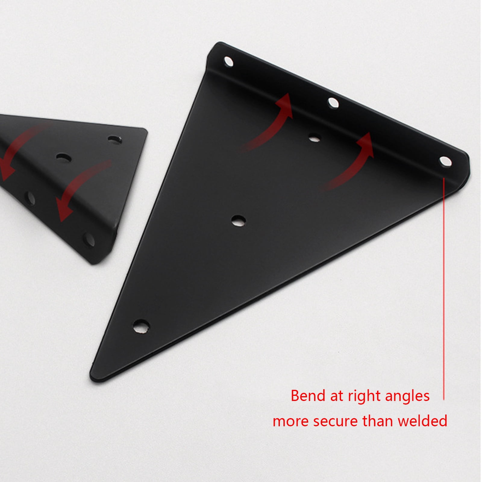 4 Pack Floating Shelf Brackets Invisible Triangle Wall Brackets Metal Wall Shelf Brackets Wall Mounted Heavy Duty Stand