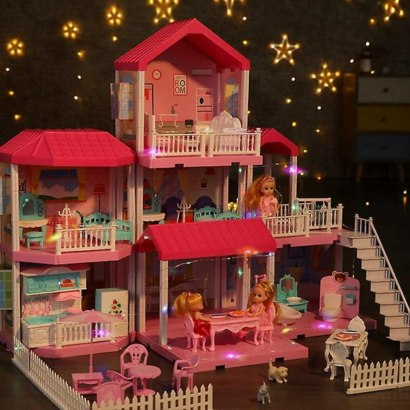 Princess Castle Set- Dollhouse Model, Play House Toy