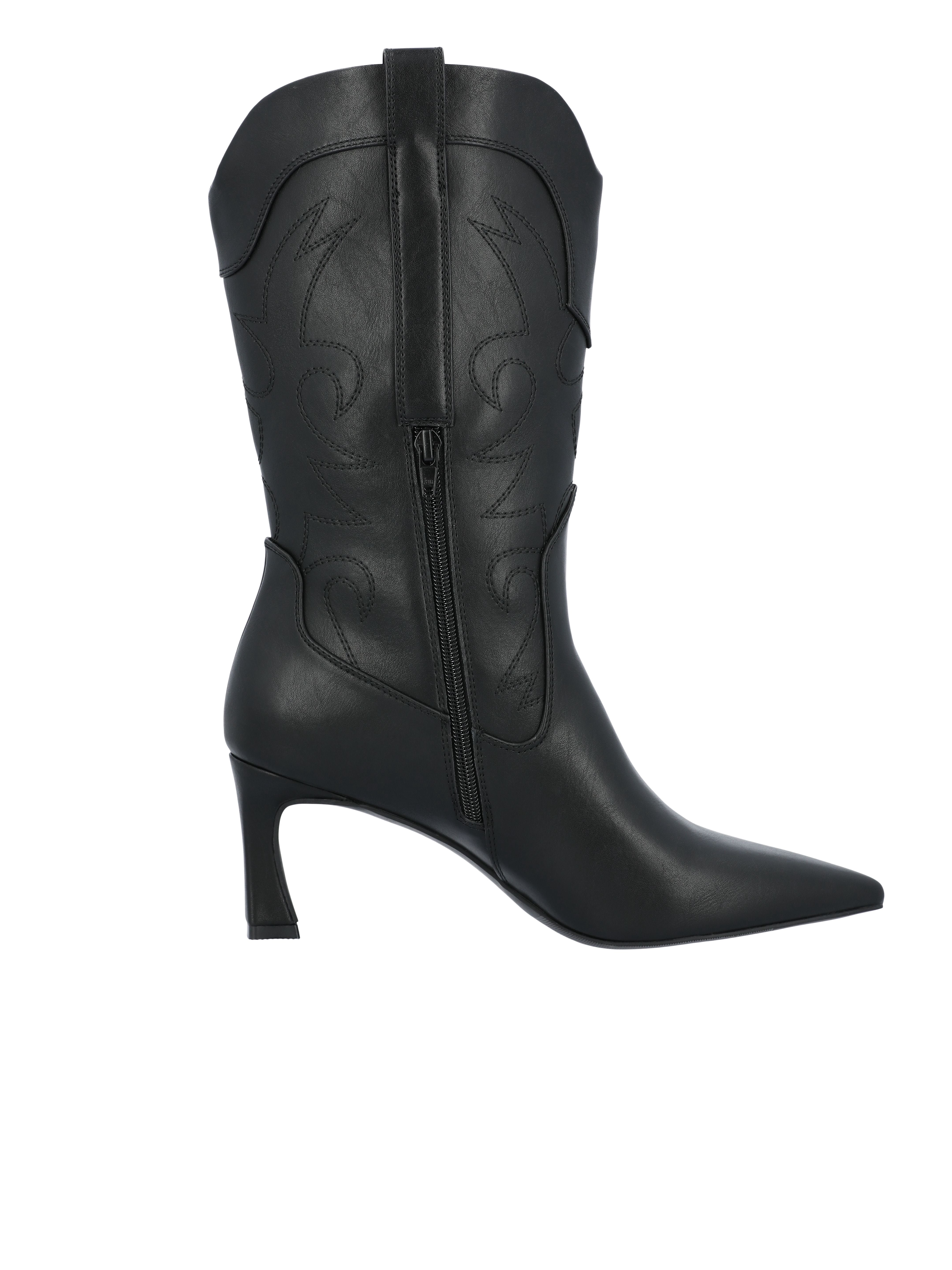 Madden NYC Women's Faux Suede Heeled Western Booties, Sizes 6-11
