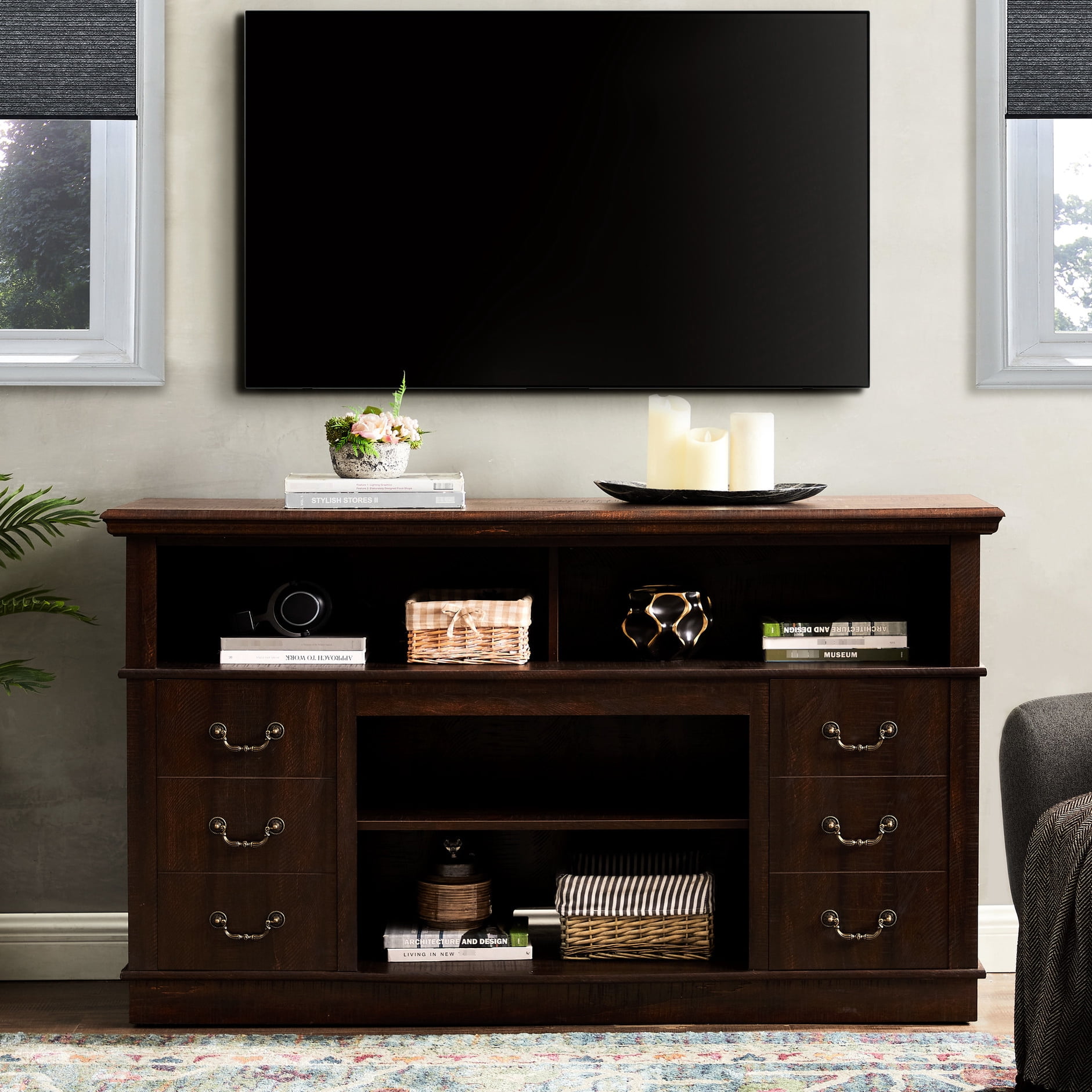 3 Cable Passthroughs - Flexible Cable Management - Cable Arrangement / Meet Different Needs