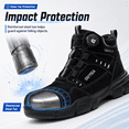 thumbnail image 5 of LAoutun Steel Toe Safety Shoes for Men Lightweight Work Shoes Dial Closure Puncture Resistant Work Boots, 5 of 6