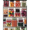 thumbnail image 4 of SpaceSaver Square Containers, 4qt, 8 4/5w x 8 3/4d x 4 3/4h, Clear, 4 of 4
