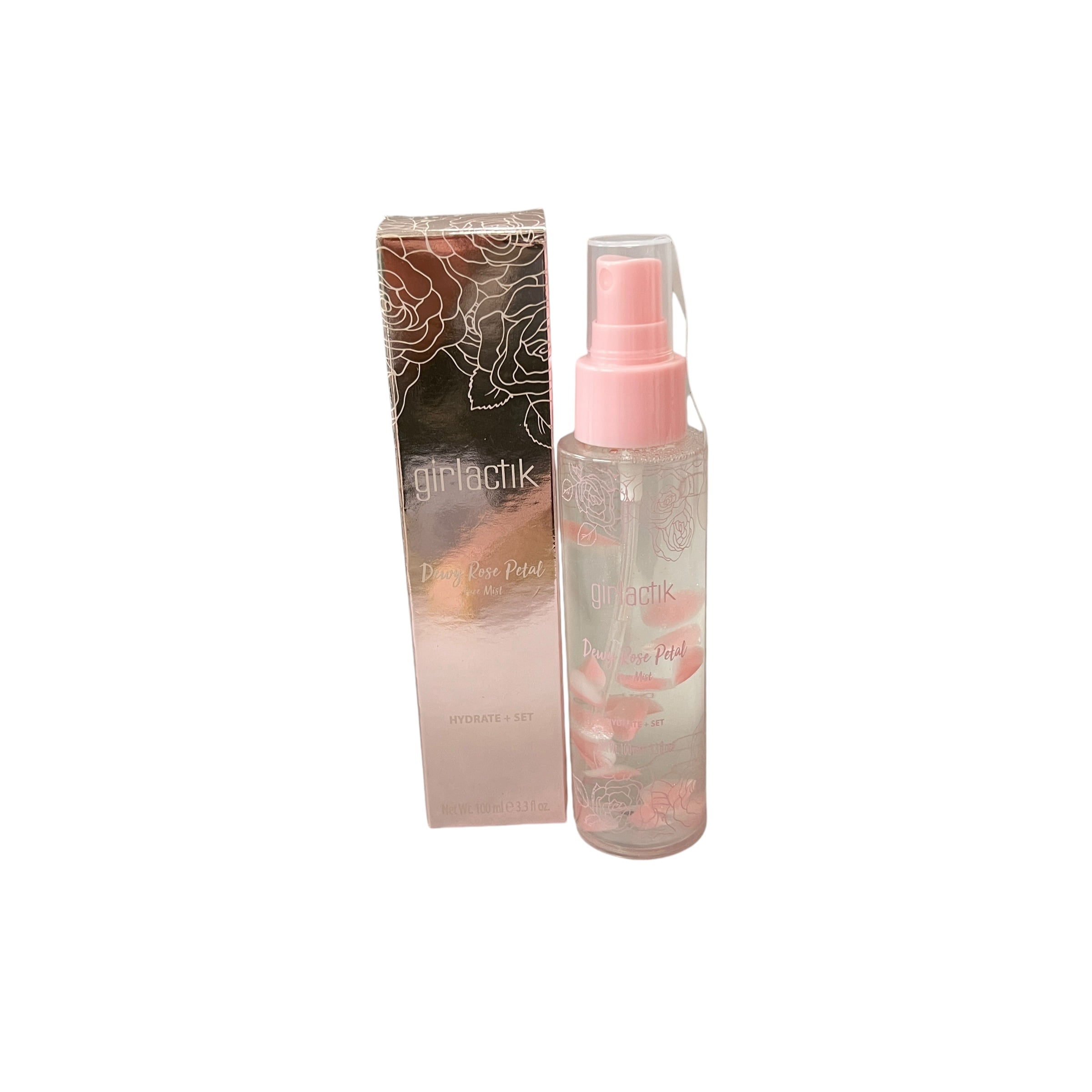 Girlactik Dewy Rose Petal Face Mist 100ml 3.3 fl oz