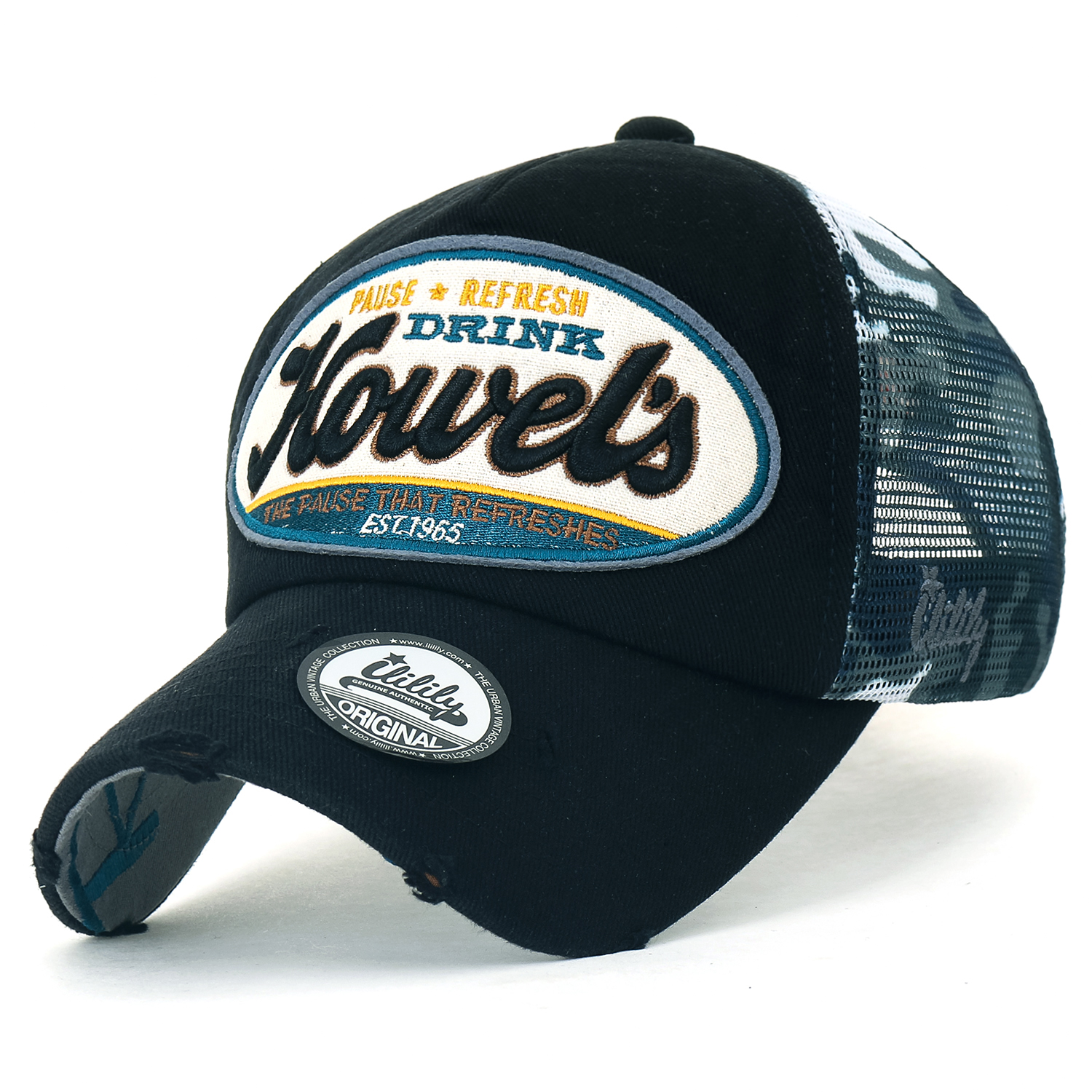 ililily Authentic Most Modern Vintage Distressed Mesh Trucker Hat Baseball Cap