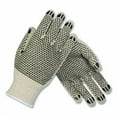 thumbnail image 2 of PVC-Dotted Cotton/Polyester Work Gloves, Reversible, Large, Beige/Black, 12 Pairs | Bundle of 2, 2 of 4