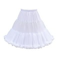 thumbnail image 2 of Enagua de tul para mujer, sin aros, de crinolina para vestido de novia, de graduación y ballet., 2 of 8