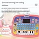 thumbnail image 5 of Tableta para niños, almohadilla de aprendizaje con LED para enseñar el alfabeto, números, matemáticas, desarrollo temprano, juguete electrónico interactivo, regalos de Navidad, juguetes para bebés., 5 of 8