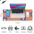 thumbnail image 5 of Go Vintage with Groovy Flowers Desk Mat: Extended Gaming Mouse Pad for Office Work & Gaming, Non-Slip Rubber Base, Computer Keyboard Mat with Stitched Edges - Large & Chic - 31.5x11.8 inches, 5 of 7