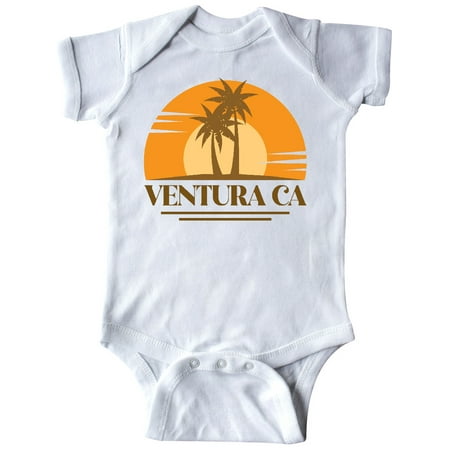 

Inktastic Ventura California Retro Sunset Gift Baby Boy or Baby Girl Bodysuit