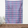 thumbnail image 4 of Ambesonne Animal Fabric by the Yard Upholstery, Vertical Sleeping Owls, 1 Yard, Pink Purple Blue, 4 of 5