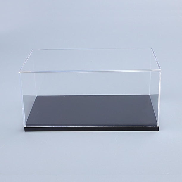 Vitrine Transparente en Acrylique à L'échelle 1:24, Boîte d'Affichage Transparente, Boîte de Rangement Décorative et Anti-poussière pour Figurines de Collection de Voitures, Jouets Modèles, Noir Vitrine Transparente en Acrylique à L'échelle 1:24, Boîte d'Affichage Transparente, Boîte de Rangement Décorative et Anti-poussière pour Figurines de Collection de Voitures, Jouets Modèles, Noir