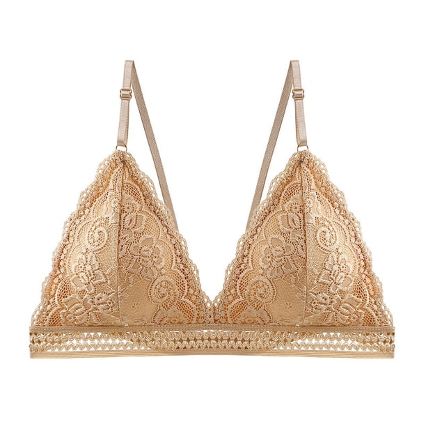 Sujetador push up cómodo con encaje envolvente en el pecho para mujer, ropa interior sin aros, puro