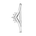 thumbnail image 2 of Dash Jewel 1.9 Ct Round Cut Diamond Engagement Band - Stunning Lab-Created Simulated Diamond Ring - 14K White Gold Plated - Elegant Prong Set - Ideal for Weddings- Engagements- or Gifting for Her, 2 of 3