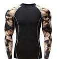 thumbnail image 4 of Camiseta de manga larga Rashguard para hombre, camisetas de BJJ, Muay Thai, camisetas de compresión de Jiu Jitsu y MMA, ropa deportiva, camisetas de boxeo para gimnasio, 4 of 4