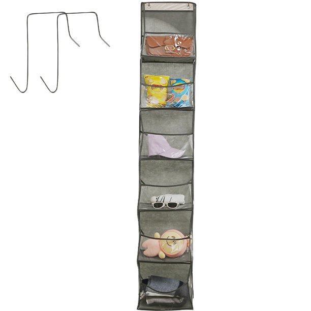 Toorise 6Shelf Over the Door Organizer Behind Door Shelf with Hooks