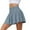 Blue, variant on Oalirro Women's High Waist Yoga Skort with Pockets - Solid Color Athletic Skirt for Running, Tennis & Workout - Stretchy Sports Skirts for Women