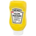 Heinz 100 Natural Yellow Mustard, 14 oz Bottle