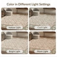 thumbnail image 7 of ODIKA 8'x10' Washable Area Rug Durable, Non-Slip Dining Under Vintage Boho Faded Diamonds Border Large Distressed for Living Room, Sectional, Family, 7 of 7