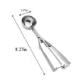 thumbnail image 3 of Premium Stainless Steel Ice Cream Scoop , Duty Metal Icecream Scoop Spoon , Perfect For Frozen Fruit, Gelato, 3 of 5