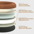 thumbnail image 5 of Laifug Memory Foam Oval Dog Bed (44x30x9Inches, Chocolate), Orthopedic Dog Bed for Dogs with Durable Waterproof Liner & Removable Washable Cover & Nonskid Bottom, 5 of 8