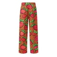 thumbnail image 4 of Pisexur Sweatpants for Men High-end Fabric Work Pants for Men,Men Printing Elastic Waist Draw Rope Pocket Full Length Pants Orange,L, 4 of 5