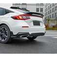 thumbnail image 4 of Ikon Motorsports Rear Bumper Aprons Compatible With 2022-2026 Honda Civic 11th Gen Hatchback, PP Gloss Black Mugen Style Rear Side Corner Valance Canard Diffuser Spats Pair, 4 of 5