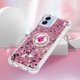 thumbnail image 5 of Funda para Samsung Galaxy A04E con Brillo Líquido Flotante, Purpurina, Parachoques y Anillo Giratorio Soporte, 5 of 5